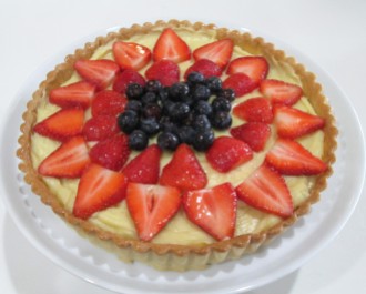 completed tart